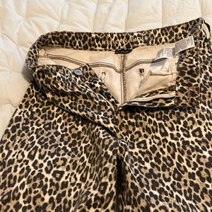 American Eagle high rise size 12 leopard jegging